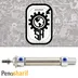 تصویر جک پنوماتیکی قلمی Aircontrol سایز 150×25 با بدنه آلومینیومی نقره ای